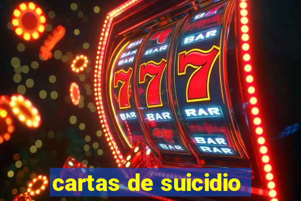 cartas de suicidio